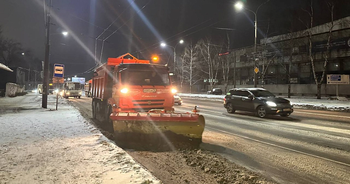 Две тысячи кубометров снега вывезено с улиц Ярославля