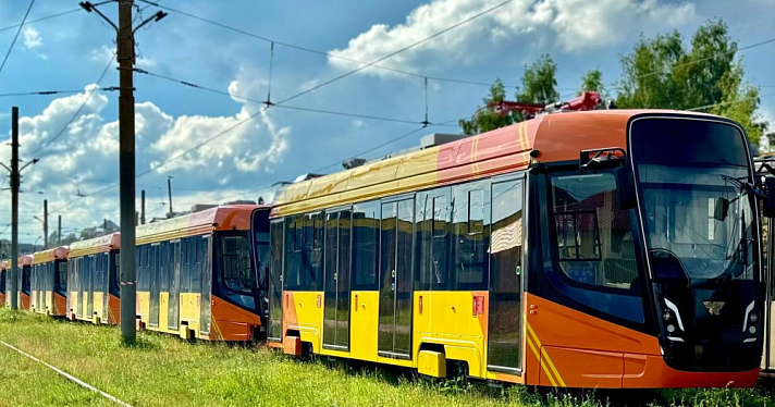 В Ярославль приехали ещё шесть новых трамваев