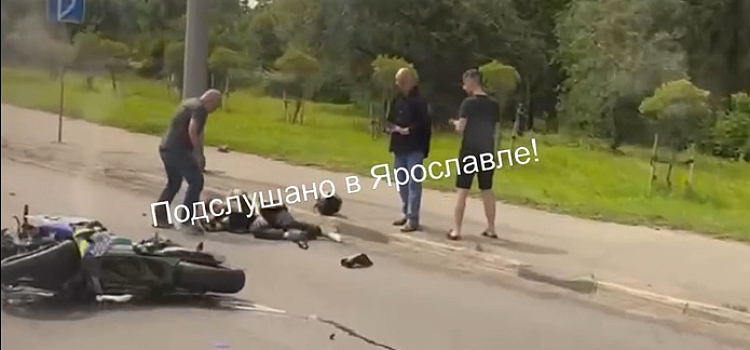 В Ярославской области в ДТП пострадали двое мотоциклистов