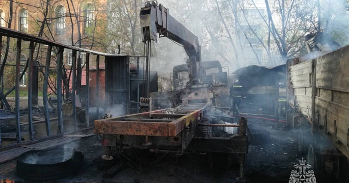 В МЧС рассказали, что горело на Красном Перекопе