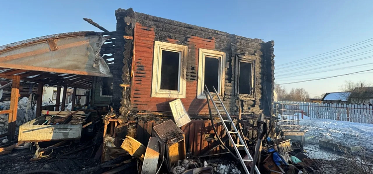 В посёлке под Ярославлем при пожаре погиб молодой мужчина_313043