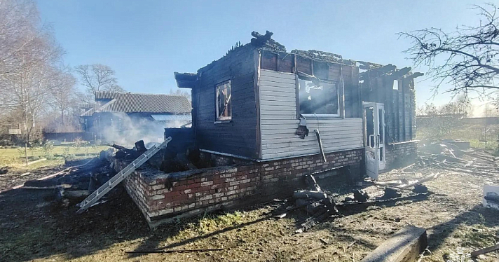 При пожаре в деревне Ярославской области пострадали две пенсионерки