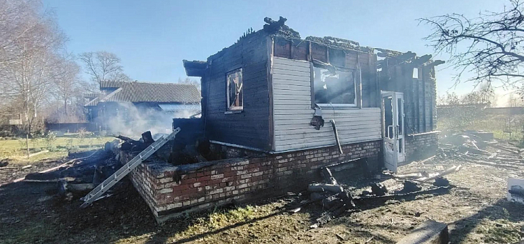При пожаре в деревне Ярославской области пострадали две пенсионерки