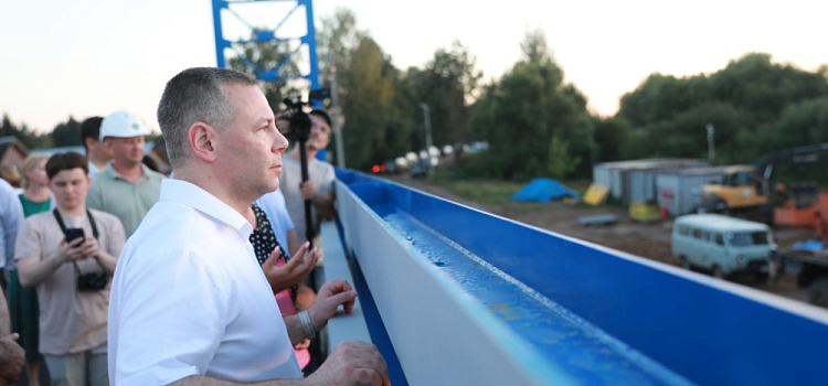Пешеходный мост в Борисоглебском откроют в День поселка