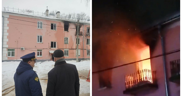 Прокурор Гаврилов-Яма выехал на место пожара в трёхэтажке