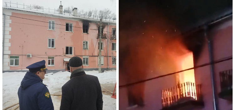 Прокурор Гаврилов-Яма выехал на место пожара в трёхэтажке