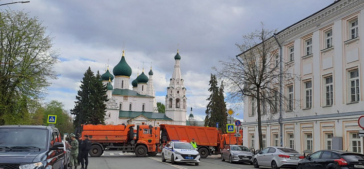 В центре Ярославля перед Днём Победы ограничат движение