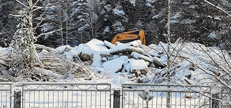 В детском лагере под Ярославлем снесли старые корпуса