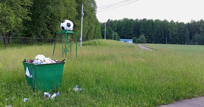 Жительница Ярославской области пожаловалась на состояние одного из старейших стадионов региона