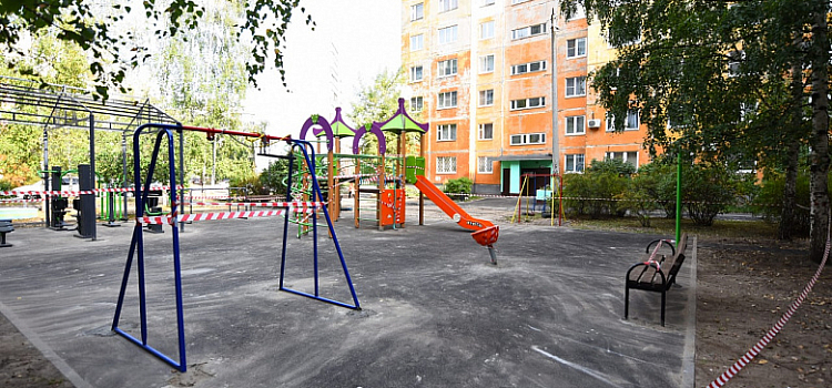 В Заволжском районе два детских городка обещают сдать уже на этой неделе_220536