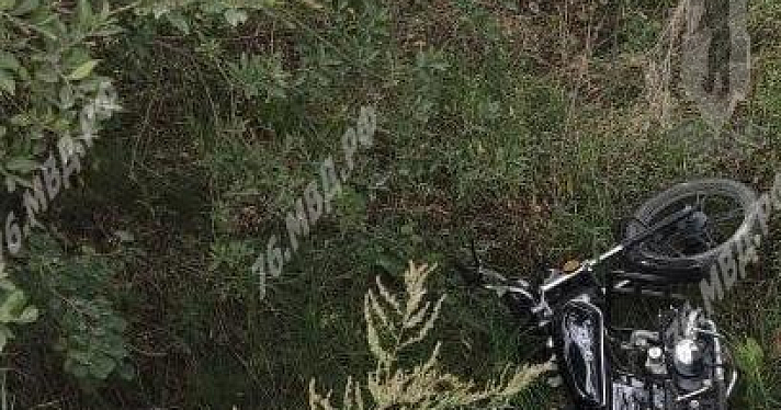 В Ярославской области погиб водитель мопеда, вылетевший с дороги