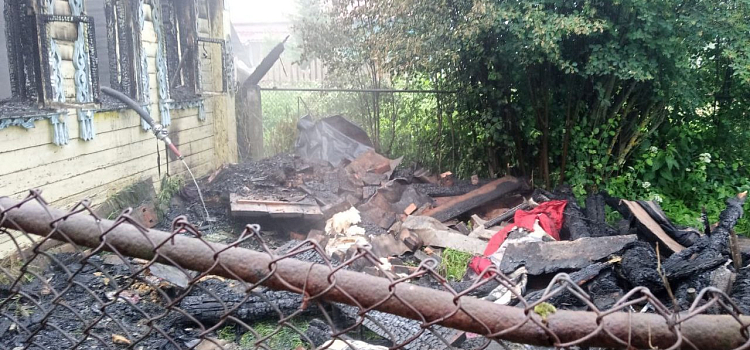 В селе Ярославской области при пожаре погибли женщина и двое детей_274643