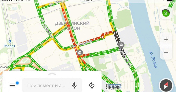 Перекрытие участка Тутаевского шоссе в Ярославле спровоцировало пробку