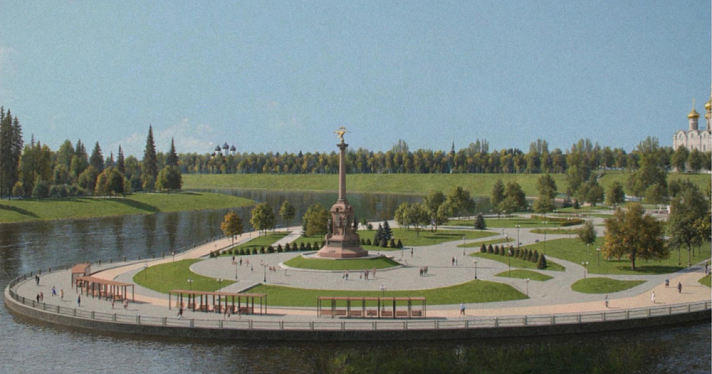 Благоустройство Стрелки в Ярославле растянется на год