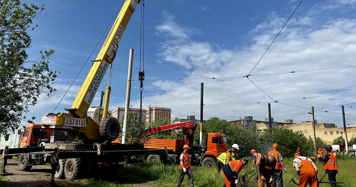В Ярославле начался демонтаж трамвайных путей у девятой больницы
