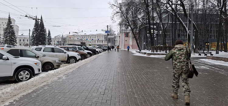 Ледяное царство: тротуары в Ярославле покрылись льдом_289391