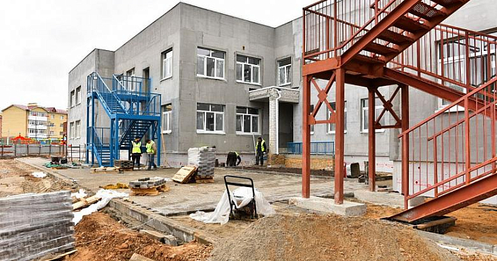 Строительство детского сада в Дзержинском районе подходит к концу