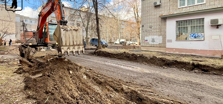 В Ярославле в двух районах начался ремонт дорог_294535