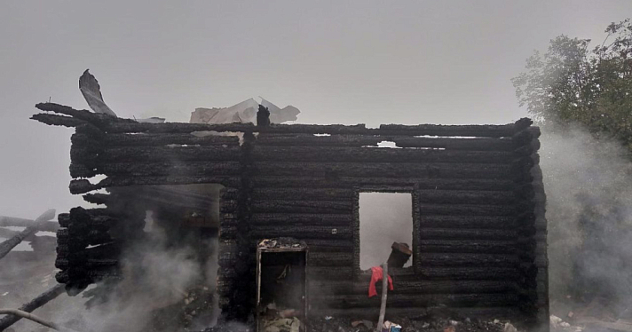 В селе Ярославской области при пожаре погибли женщина и двое детей