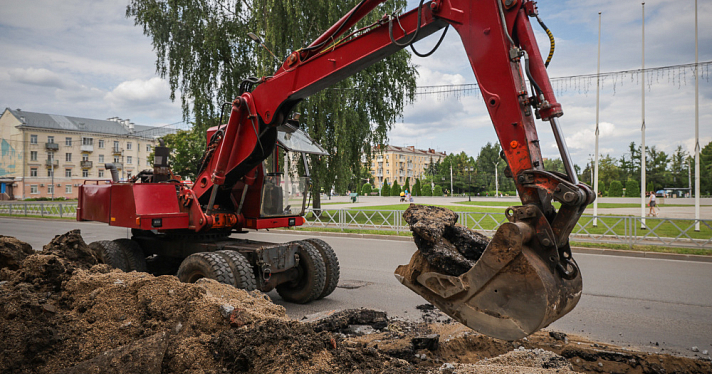 В центре Рыбинска обновят почти километр теплосетей перед завершением благоустройства