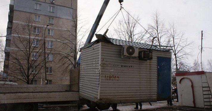 Мэрия Ярославля: демонтирован первый ларек в 2016 году