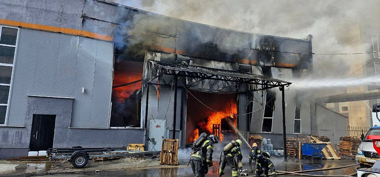 В Ярославле вспыхнули типография и склад с краской и печатной продукцией_278218