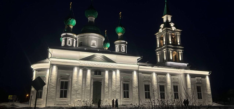 Храм на Яковлевской в Ярославле украсила архитектурная подсветка_312530