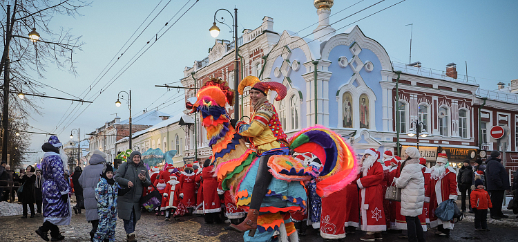 «НаШествие Дедов Морозов» в Рыбинске прошло в новом формате_289017