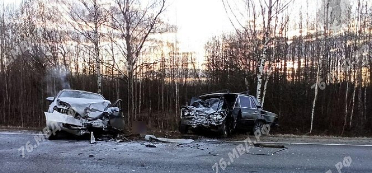 Лобовое столкновение: в Ярославской области в результате ДТП погиб человек