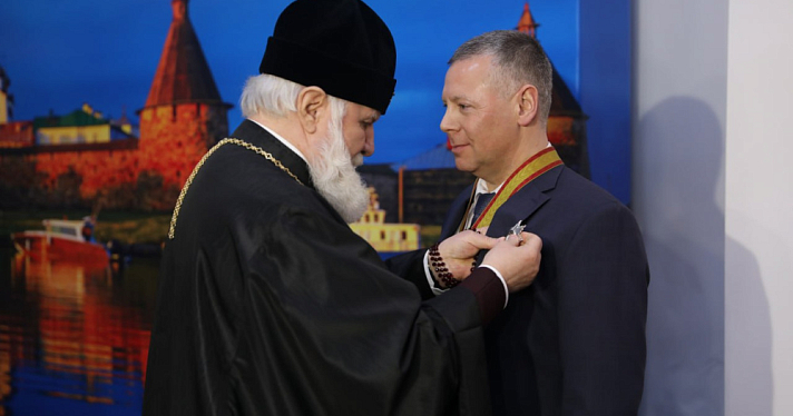 Михаила Евраева в преддверии юбилея за вклад в развитие ярославской земли наградили орденом Святого благоверного князя Даниила Московского