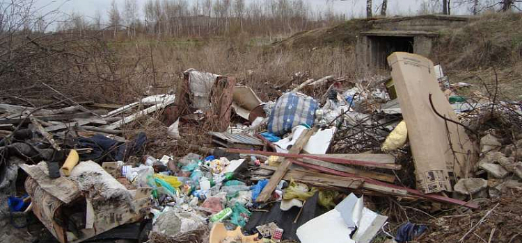  В Ростовском районе выявлена огромная незаконная свалка 