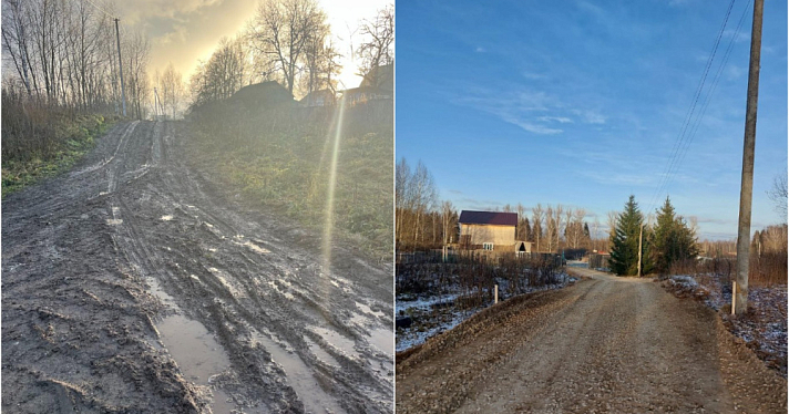 Многодетная мать добилась ремонта дороги в деревне под Переславлем