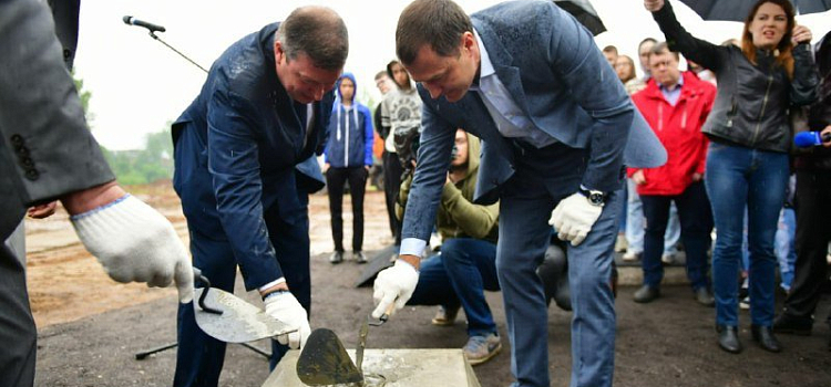 В основание нового детского сада в Норском заложили капсулу времени