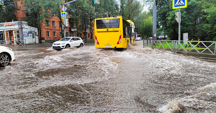 Ярославль снова затопило после мощных ливней_247964