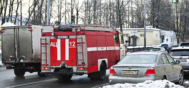 В Заволжском районе Ярославля при пожаре погиб человек