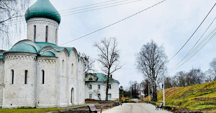 В Переславле-Залесском уже завершается первый этап создания пешеходной зоны
