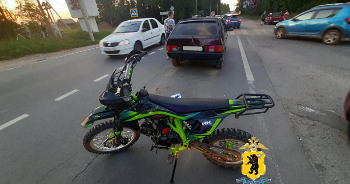 В ДТП с мотоциклом в Переславле-Залесском пострадал подросток