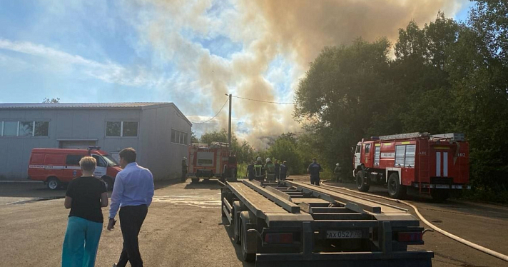 В Ярославле следят за состоянием воздуха из-за пожара на полигоне «Скоково»