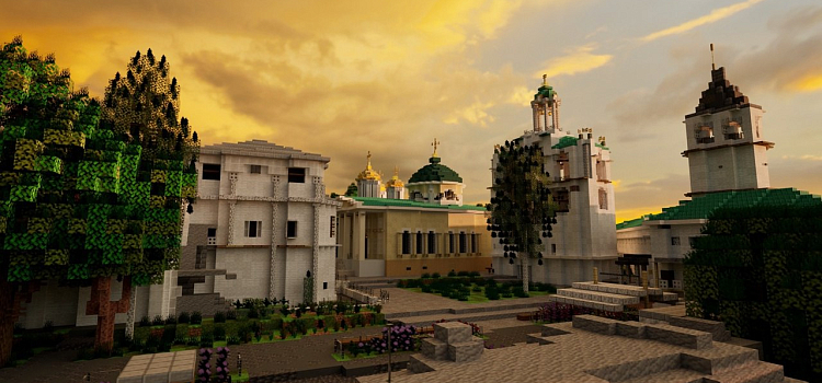 В компьютерной игре Minecraft построили Ярославский музей-заповедник_306296