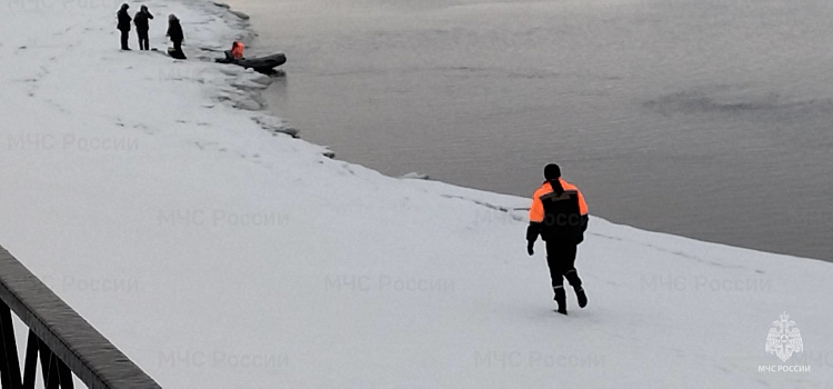 В Рыбинске спасли пятерых рыбаков, уплывших на льдине_231863
