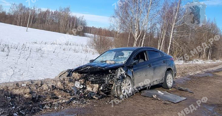 В ДТП в Ярославской области пострадали четыре человека_235459