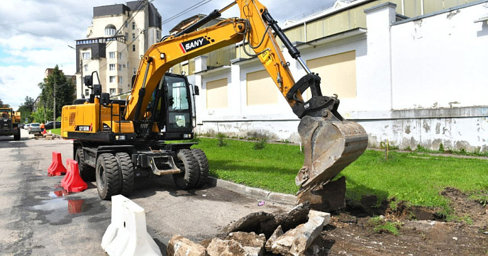 В Ярославле начался ремонт улицы Рыбинской