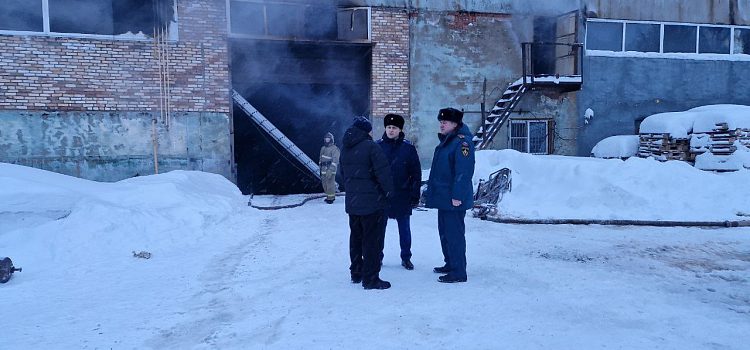В Ярославской области случился пожар на производстве картона_261916