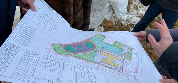 В Рыбинском районе строят новую школу