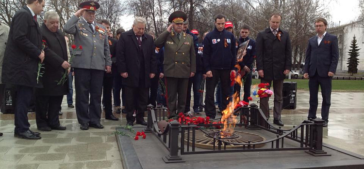 В Ярославле побывали участники автопробега, посвященного Юбилею Победы 