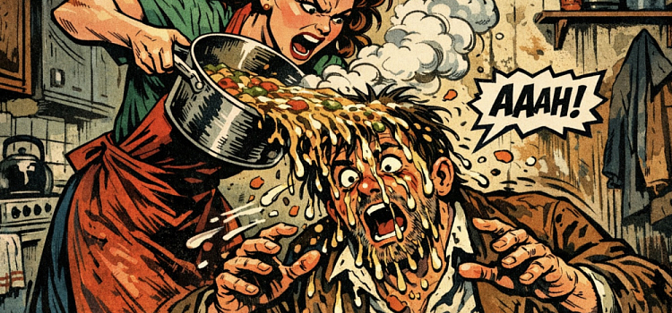 В Ярославе жительница коммуналки вылила на голову соседа суп