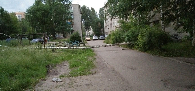 Фото дня. Ярославцы делятся в соцсетях последствиями шторма_164729