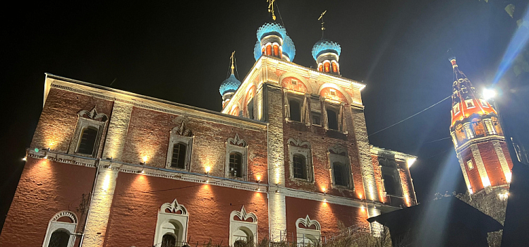 В Ярославской области архитектурной подсветкой украсили ещё пять храмов