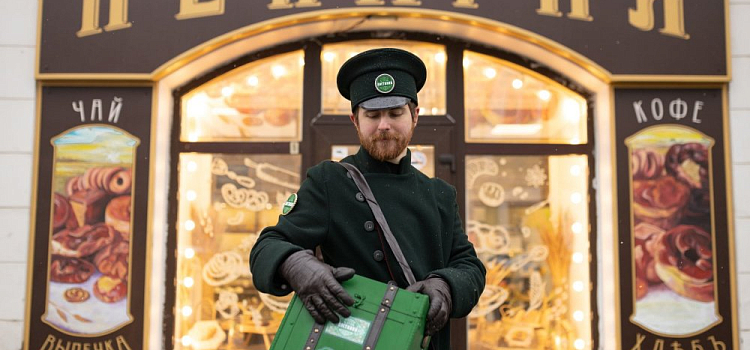 В Ярославской области появились курьеры в ретро-форме