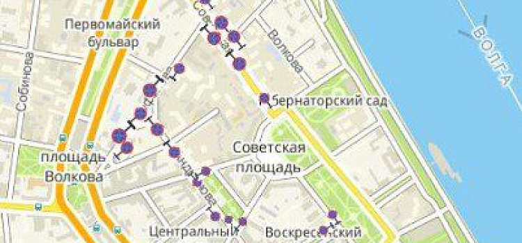 В центральной части Ярославля запретят движение транспорта _100386
